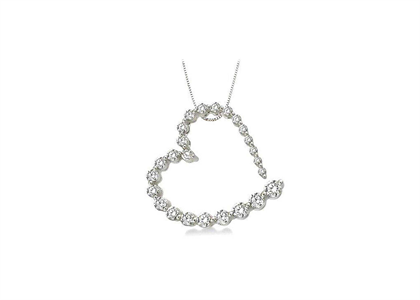 Rhodium Plated | CZ Studded Pendants